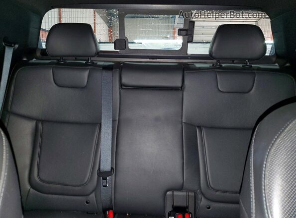 5NTJEDAF8NH033730 2022 HYUNDAI SANTA Gray Vista de los asientos traseros
