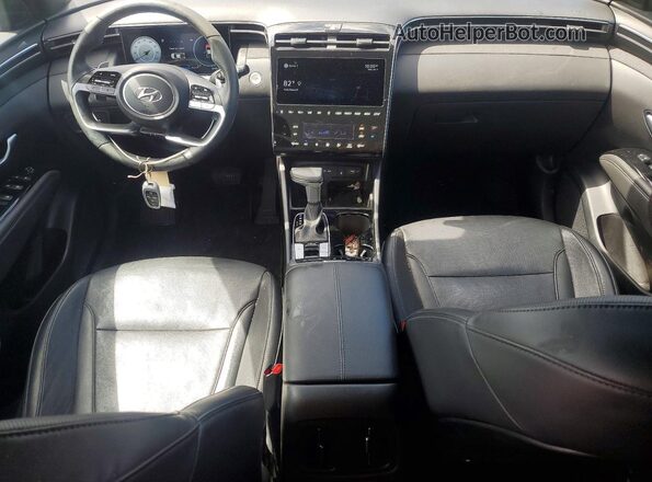 5NTJEDAFXNH024589 2022 HYUNDAI SANTA Gray Առջևի վահանակի տեսք