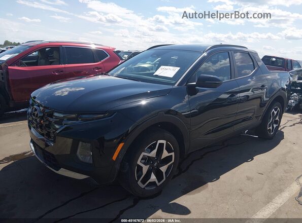5NTJEDDF4RH113740 2024 HYUNDAI SANTA CRUZ Black Առջևի ձախ երեք քառորդ տեսարան