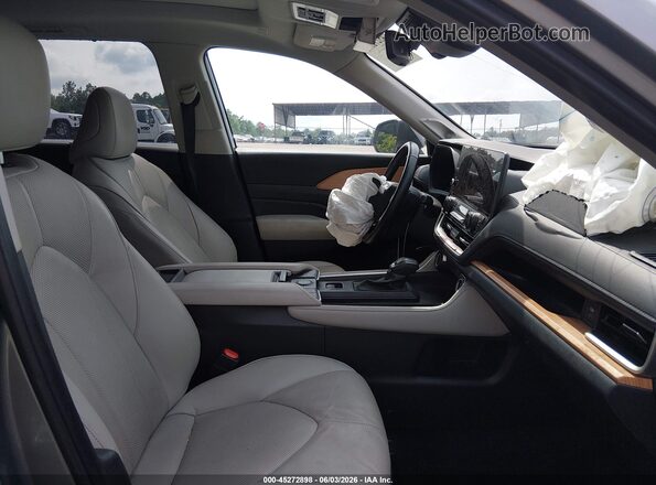 5TDAAAA50SS033937 2025 TOYOTA GRAND HIGHLANDER Серый Вид салона спереди
