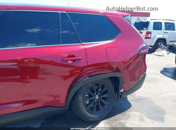 5TDAAAA56SS029312 2025 TOYOTA GRAND HIGHLANDER Red წინა ხედი