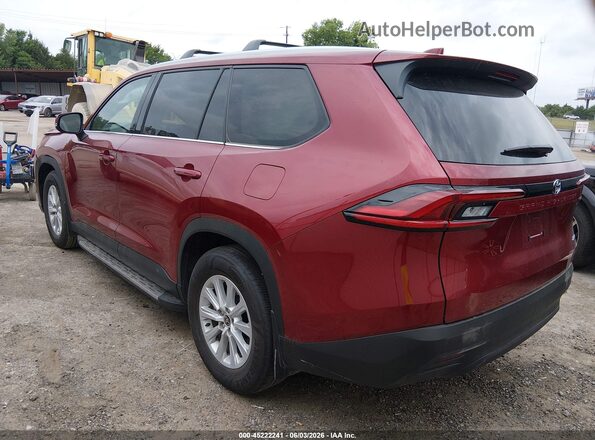 5TDAAAA56SS033540 2025 TOYOTA GRAND HIGHLANDER Красный Задняя левая четверть