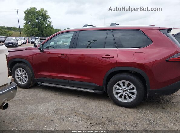 5TDAAAA56SS033540 2025 TOYOTA GRAND HIGHLANDER Красный Панорамный вид салона 360°