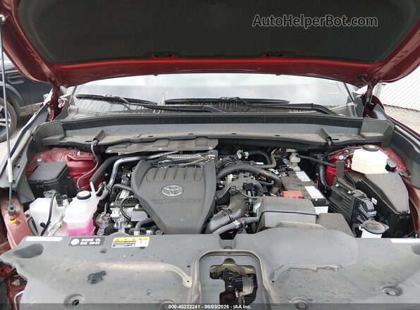 5TDAAAA56SS033540 2025 TOYOTA GRAND HIGHLANDER Красный Вид сзади