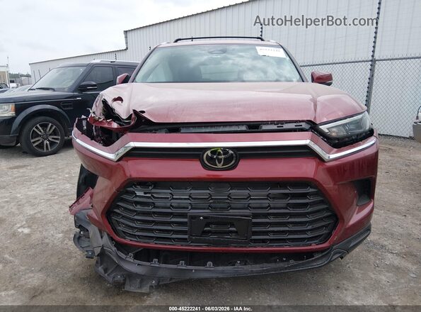 5TDAAAA56SS033540 2025 TOYOTA GRAND HIGHLANDER Красный Вид щитка приборов