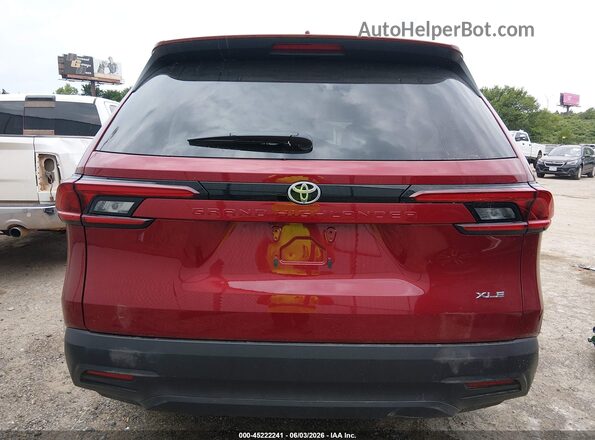 5TDAAAA56SS033540 2025 TOYOTA GRAND HIGHLANDER Красный 