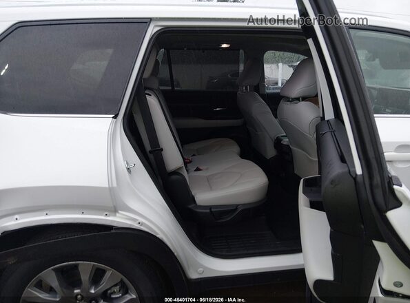5TDAAAA57SS033062 2025 TOYOTA GRAND HIGHLANDER White VIN კოდის სტიკერის ხედი