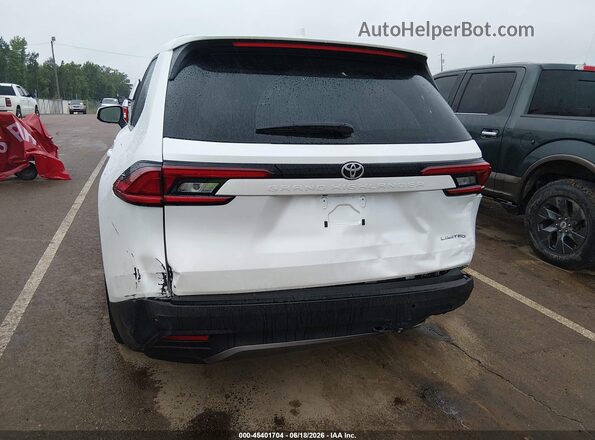 5TDAAAA57SS033062 2025 TOYOTA GRAND HIGHLANDER White წინა ხედი