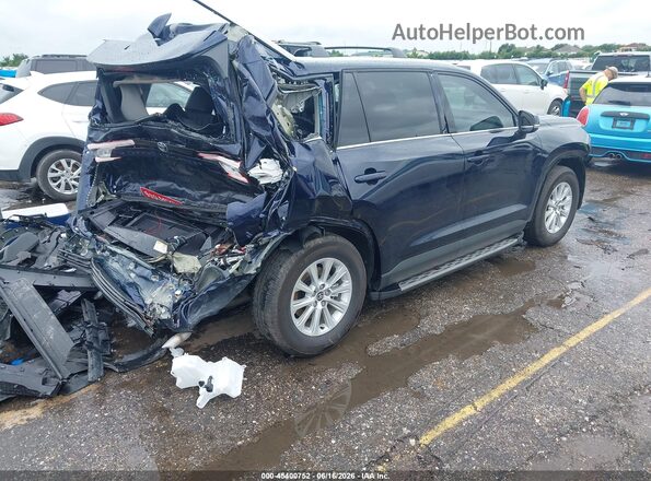 5TDAAAA58SS035449 2025 TOYOTA GRAND HIGHLANDER Blue უკანა მარჯვენა