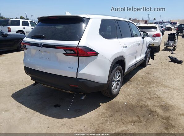5TDAAAA58TS040846 2026 TOYOTA GRAND HIGHLANDER White Задня права чверть