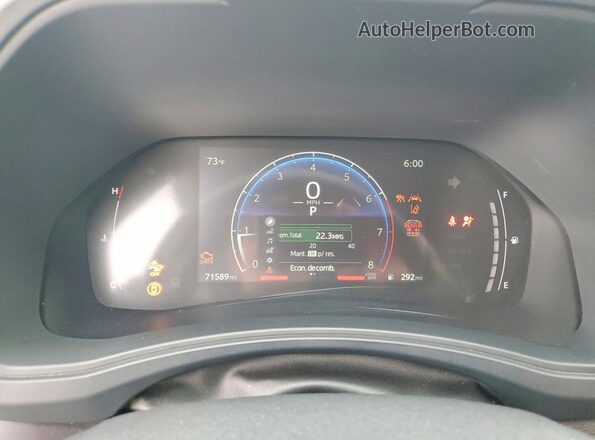 5TDAAAA59RS018024 2024 TOYOTA GRAND Blue Вид щитка приладів