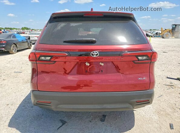 5TDAAAA5XSS029085 2025 TOYOTA GRAND Burgundy Widok z tyłu