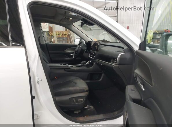 5TDAAAB50SS088399 2025 TOYOTA GRAND HIGHLANDER White Սալոնի դիմացի տեսք