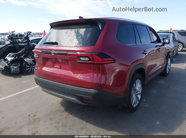 5TDAAAB50TS117093 2026 TOYOTA GRAND HIGHLANDER Red Հետևի աջ