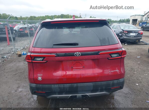 5TDAAAB51SS074527 2025 TOYOTA GRAND HIGHLANDER Red 