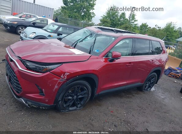 5TDAAAB51SS074527 2025 TOYOTA GRAND HIGHLANDER Red 