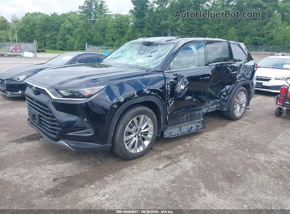 5TDAAAB52RS008207 2024 TOYOTA GRAND HIGHLANDER Black Vista tres cuartos delantera izquierda