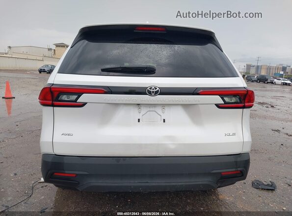 5TDAAAB52SS087688 2025 TOYOTA GRAND HIGHLANDER White 