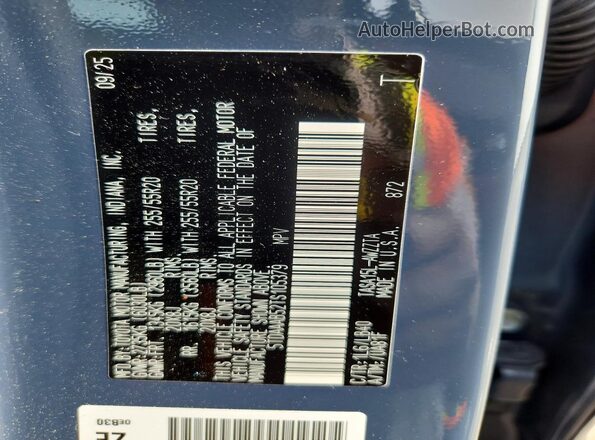 5TDAAAB52TS105379 2026 TOYOTA GRAND Blue Панорамний вид салону 360°