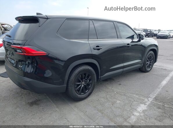 5TDAAAB53RS034850 2024 TOYOTA GRAND HIGHLANDER Black Задня права чверть