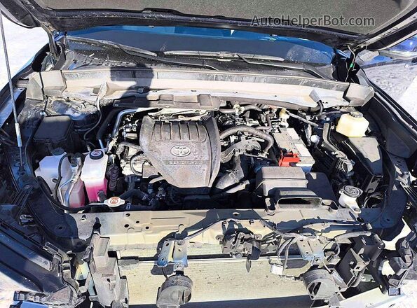 5TDAAAB53RS059442 2024 TOYOTA GRAND Blue ძრავის განყოფილების ხედი