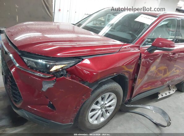 5TDAAAB53RS063202 2024 TOYOTA GRAND HIGHLANDER Red Widok z przodu