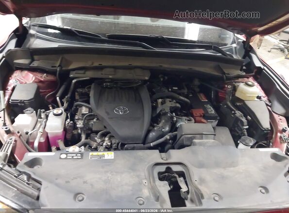 5TDAAAB53RS063202 2024 TOYOTA GRAND HIGHLANDER Red Widok z tyłu