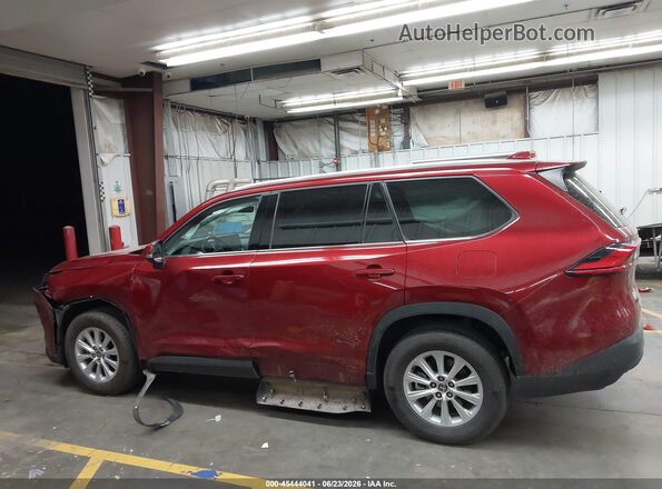 5TDAAAB53RS063202 2024 TOYOTA GRAND HIGHLANDER Red Widok wnętrza 360 stopni