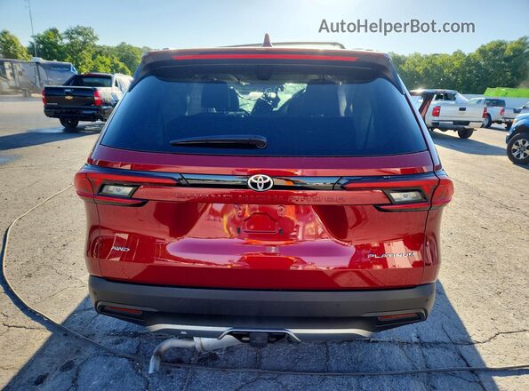 5TDAAAB53SS081446 2025 TOYOTA GRAND Red Հետևի տեսք