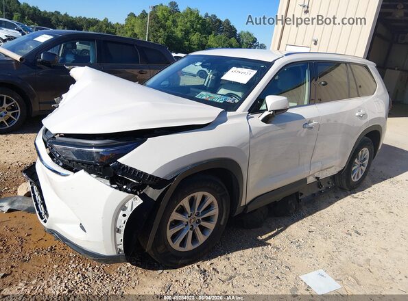 5TDAAAB55RS033781 2024 TOYOTA GRAND HIGHLANDER Белый Передняя левая четверть