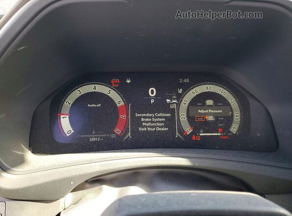5TDAAAB55SS100952 2025 TOYOTA GRAND Черный Вид щитка приборов