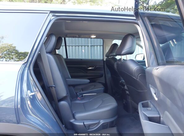 5TDAAAB55TS133483 2026 TOYOTA GRAND HIGHLANDER Blue Widok naklejki z numerem VIN