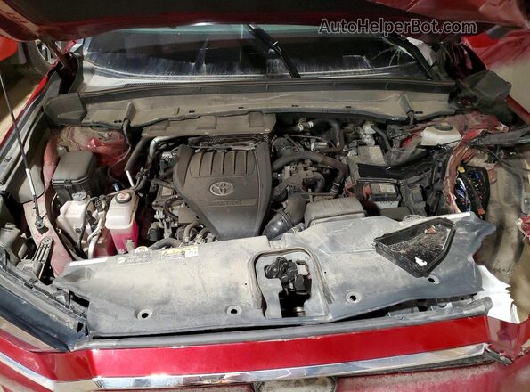 5TDAAAB56RS047673 2024 TOYOTA GRAND Burgundy Engine compartment view