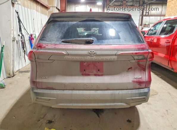 5TDAAAB56RS047673 2024 TOYOTA GRAND Burgundy Rear view
