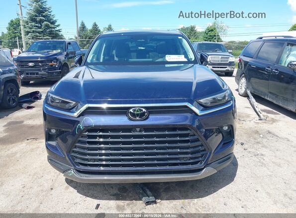 5TDAAAB56RS060083 2024 TOYOTA GRAND HIGHLANDER Blue უკანა სალონის ხედი