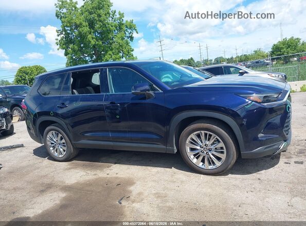 5TDAAAB56RS060083 2024 TOYOTA GRAND HIGHLANDER Blue სალონის 360-გრადუსიანი ხედი