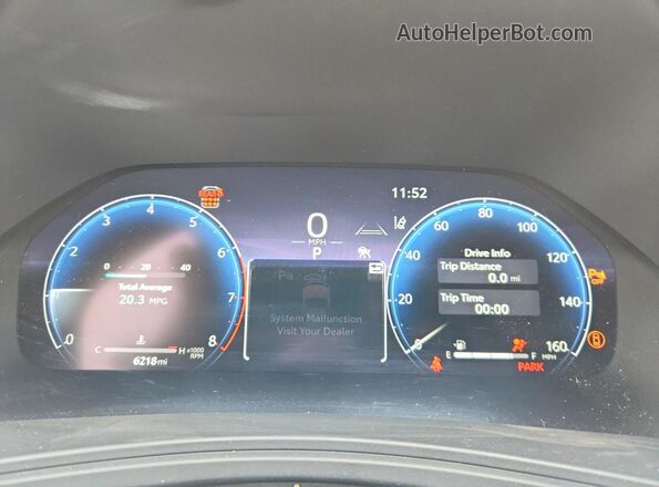 5TDAAAB57TS115745 2026 TOYOTA GRAND Gray Սարքավորումների վահանակի տեսք