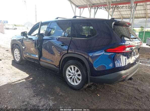 5TDAAAB58RS019535 2024 TOYOTA GRAND HIGHLANDER Blue Rear left