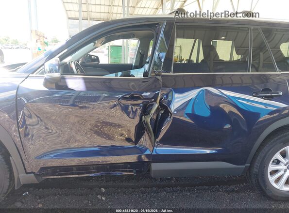5TDAAAB58RS019535 2024 TOYOTA GRAND HIGHLANDER Blue Front interior view