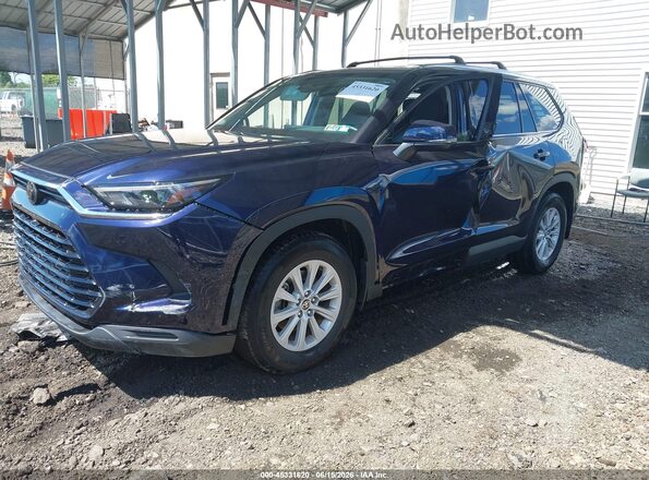 5TDAAAB58RS019535 2024 TOYOTA GRAND HIGHLANDER Blue Front left