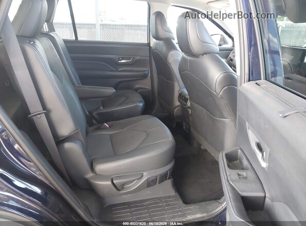 5TDAAAB58RS019535 2024 TOYOTA GRAND HIGHLANDER Blue Rear seats view