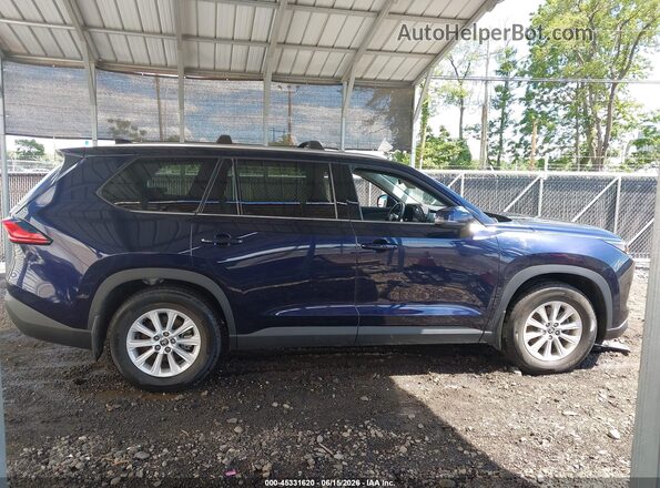 5TDAAAB58RS019535 2024 TOYOTA GRAND HIGHLANDER Blue Rear interior view