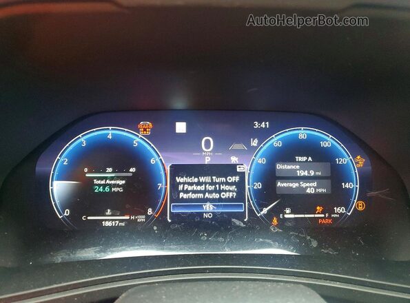 5TDAAAB58RS055046 2024 TOYOTA GRAND White Instrument cluster view