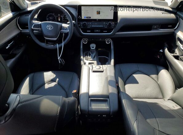 5TDAAAB58SS103862 2025 TOYOTA GRAND Black Dashboard view