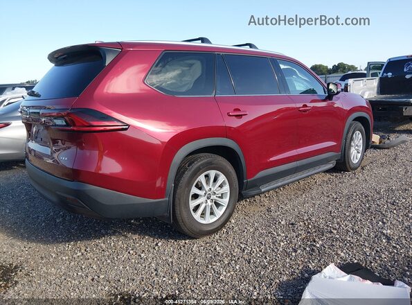 5TDAAAB58TS105015 2026 TOYOTA GRAND HIGHLANDER Red უკანა მარჯვენა