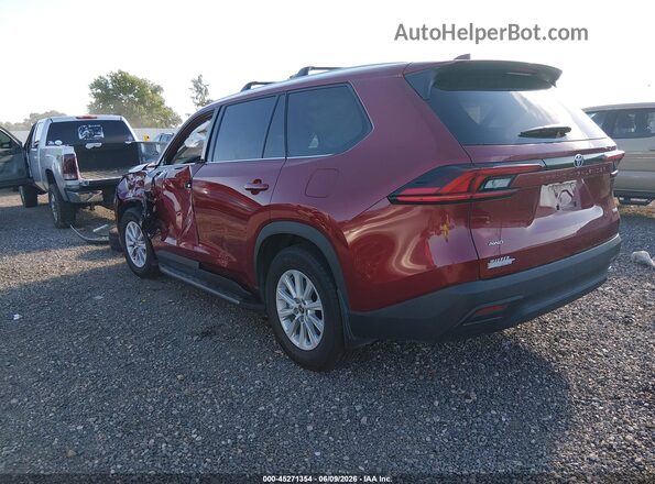 5TDAAAB58TS105015 2026 TOYOTA GRAND HIGHLANDER Red უკანა მარცხენა