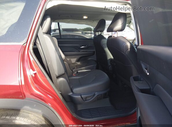 5TDAAAB58TS105015 2026 TOYOTA GRAND HIGHLANDER Red VIN კოდის სტიკერის ხედი