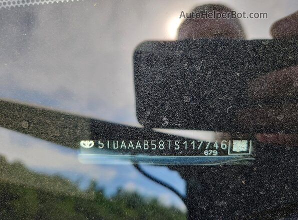 5TDAAAB58TS117746 2026 TOYOTA GRAND Gray VIN կոդի պիտակի տեսք