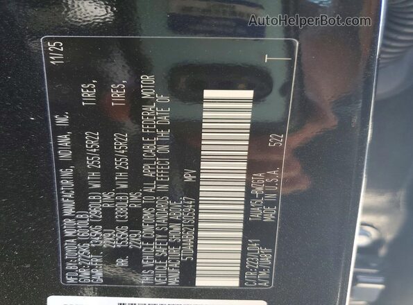 5TDAAAB62TS059447 2026 LEXUS TX Black Սալոնի 360 աստիճան տեսք