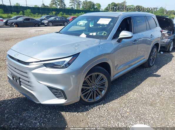 5TDAAAB67SS036549 2025 LEXUS TX 350 Silver Vista tres cuartos delantera izquierda